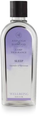 Ashleigh & Burwood Sleep Wellbeing Lamp Fragrance | Lavender & Geranium | 500ml | Made in the UK | Calming & Sleep Promoting Scent