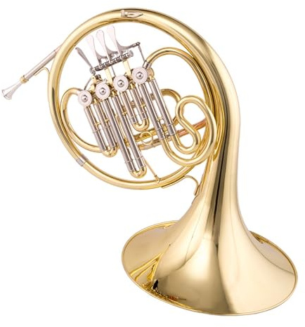 Waldhorn Französisches Horninstrument F Stimmung Vier Tasten Einreihig Zweireihig Professionelles Leistungsniveau(B single row)
