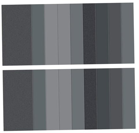 CPCPC Papel de Lija, Hojas de Lija Impermeables for Coche, 90 Piezas, Papel de Lija automotriz, Papel de Lija Grueso húmedo y seco for Pintura de Coche, Juego de Papel de Lija abrasivo