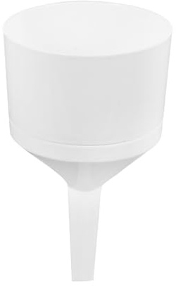 TOPPERFUN Filtro Fácil de Plástico Embudo Laboratorio de Blanco para Resistente Transferencia de Líquidos Diseño y para Pruebas y Análisis Precisos
