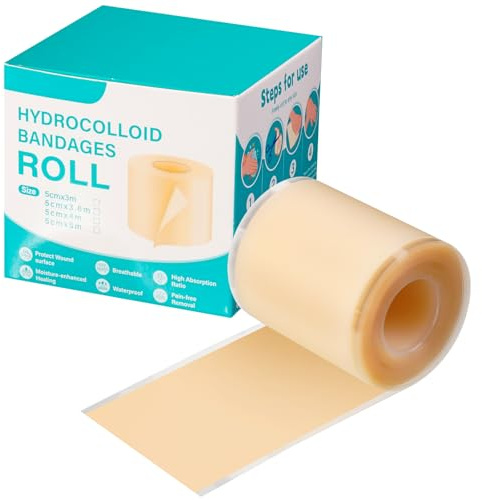 ALULU Hydrokolloid-Pflaster Rolle 5 cm x 500 cm