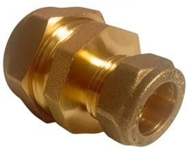 MELIMATIC Lead-LOC - Conector de compresión de cobre, 1/2 pulgada, 7 libras x 15 mm, conector a prueba de fugas de alta presión de 30 bar para sistemas de fontanería y agua