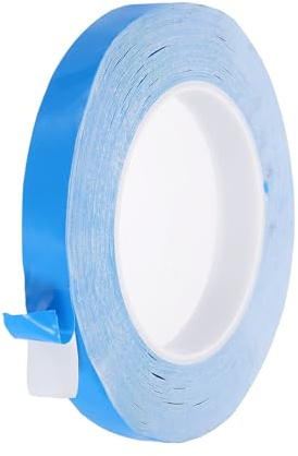 QUARKZMAN Cinta Térmica Adhesiva, 25m x 15mm x 0.25mm Cinta Térmica De Doble Cara Conductiva Aislante Eléctrico Para Disipadores De Calor Tiras LED Computadora CPU GPU, Azul.