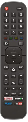 Universal for All Hisense-TV-Remote Compatible with All Hisense 4K LED HD UHD Smart TVs - Not for fire & roku TV