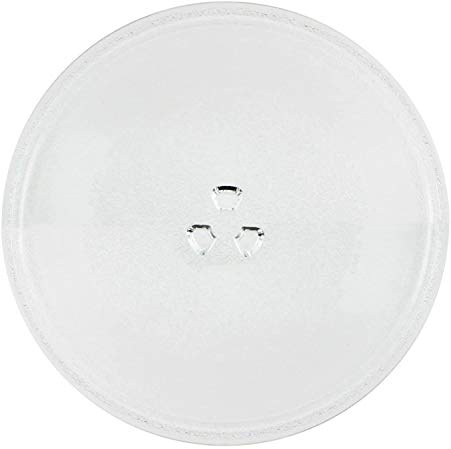 SPARES2GO Glass Turntable Plate for Samsung Microwave (255mm / 10?)