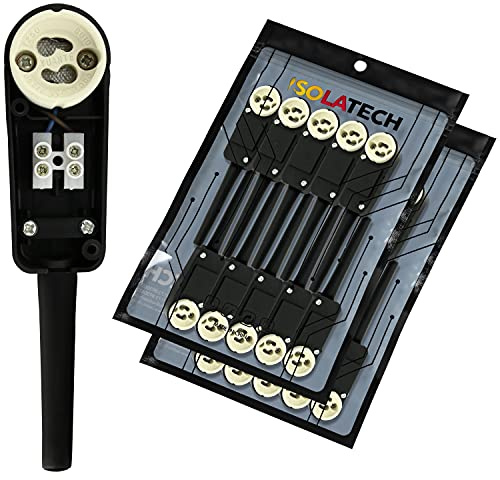 ISOLATECH 20Stk GU10 Fassung mit Anschlusskasten LED Energiesparlampen (max.250V/2A) Leuchtmittel Home Installation Einbau Decke Halterung Küche Badezimmer Sockel Zubehör | Für LED- und Energiesparlampen, Einfache Installation, Geeignet für Küche, Badezimmer und Deckenbeleuchtung