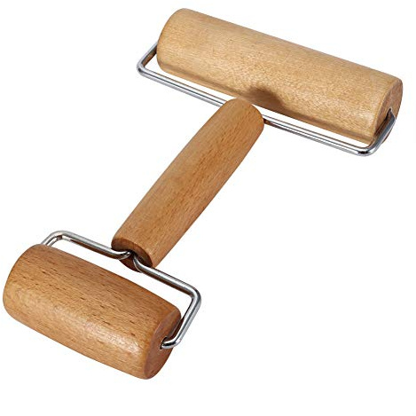 Mattarello Pasticceria e Pizzaiolo Rullo con Manico Antiaderente Cottura Utensili da Cucina Pizza Pie Rullo per Pasta (stile 1)