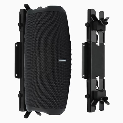 Puskaft Lautsprecher Wandhalterung für JBLFlip 7/Flip 6/Flip 5/Flip 4 für JBLCharge 5/4/3, Ständer für 5,25 bis 7,38 Zoll Lautsprecher Lautsprecherregal Verwendung an Wand und Stativ