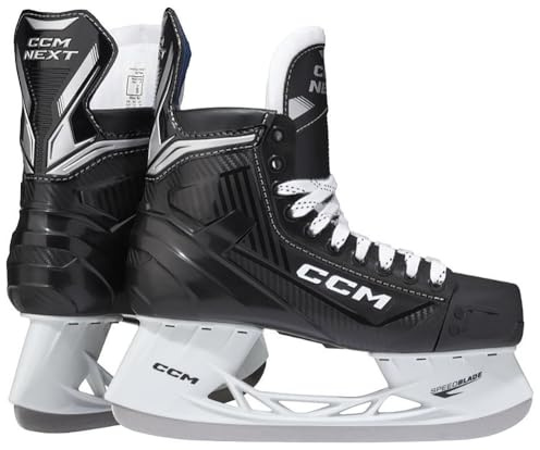 CCM Next Senior Patins à glace - Poncés et prêts à rouler - Taille : 11 R (EU47) - Largeur : D