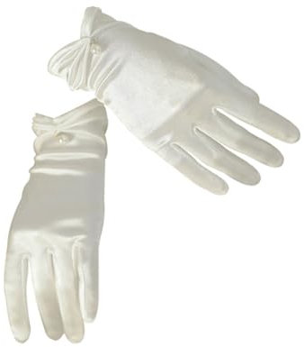 COSMEVIVI Kurze Satin-hochzeitshandschuhe Elegante Brautparty-handschuhe Bequeme Passform Hergestellt Für Frauen