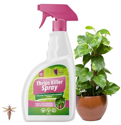 Thrips Killer Spray 500ml - Effective Insecticidal Soap Bug Spray for Home & Thrips Killer Houseplants - Plant Protection Solution for Indoor & Outdoor Use - Natural Formula for Healthy Plants