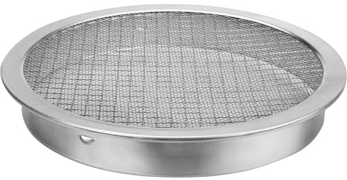 6 Rain Water Barrel Screen Filter - Rain Berral Vent Aluminum Mesh Cover for Rainwater Collection System, Keep Mosquitos and Debris Out of Rain Water Drum