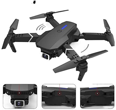 Drone pieghevole Quadcopter Drone con evitamento degli ostacoli RC Quadcopter 4K 1080P WiFi Height Hold RC Toys Droni con fotocamera pieghevole Mini Dron FPV (Colore: 4K 3B Dimensione borsa: 1) (4K 2B