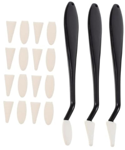 STOBOK Sponge Wiper Mit Kunststoffblendern Und Schwammspitzen Zeichenwerkzeug Für Künstler Zeichnung Schattierung Und Skizzieren Ergonomisch Geformt Langlebig Schwamm