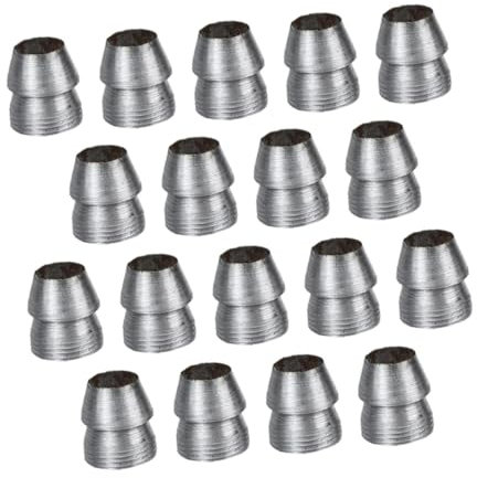 BESTonZON Cuñas Metálicas para Mango De Martillo, Cuñas Redondas Cónicas De 8 Mm, 20 Unidades, Suministros De Instalación y Refuerzo para Herramientas Manuales