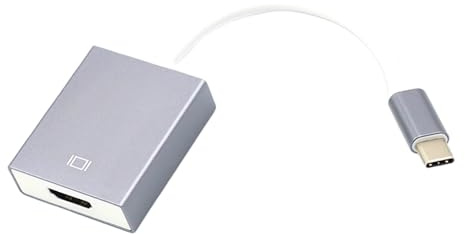 USB C to HDMIS Adapter Aluminum 4K Video Output for Smartphone Tablet Laptop TV Display Seamlessly Display Device Projection