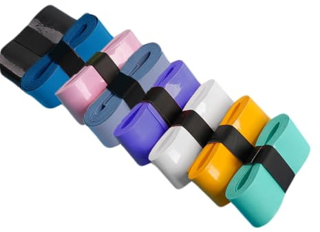 mkemka 8 Stück Griffband Tennisschläger Selbsthaftendes 110cm, Mehrfarbig Tennisschläger Griffband Badmintonschläger für Tennis, Padel, Federballschläger, Squashschläger