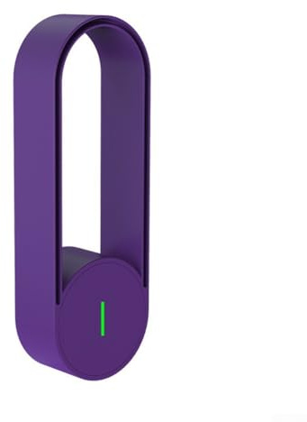 Limpiador de aire de aniones con tecnología de iones negativos para eliminación de polvo y humo, purificador de aire USB portátil para uso doméstico y de oficina, funcionamiento silencioso (blanco)