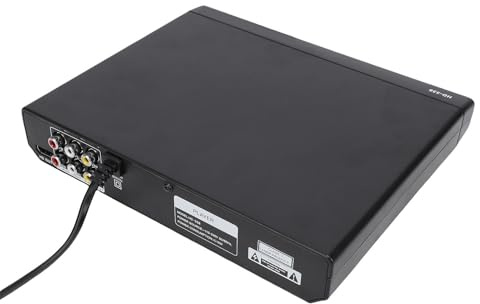 Yanmis Lettore DVD, Interfaccia Multimediale HD Lettore DVD CD Compatto 1080P con Telecomando per Riproduzione MP3 USB, per Dischi Multiregionali TV PAL NTSC (Spina europea)