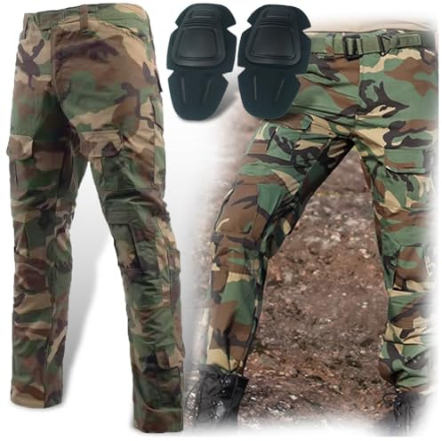 HANSTRONG GEAR Militär Armee Taktische Airsoft Paintball Schießen Hosen Kampf Männer Hosen mit Knie Pads