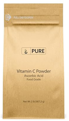 PURE ORIGINAL INGREDIENTS Vitamin C Powder (2 lb) Ascorbic Acid, Non GMO, Dietary Supplement