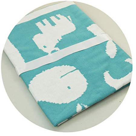Odot Strickdecke Babydecke Kuscheldecke, Kinderwagen im Freien Kinderdecke Krabbeldecke Perfekt für Mädchen und Jungen Babys (76x102cm,K)