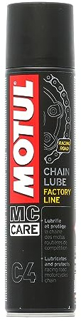 Grasso Spray per Catena Motul C4 Chain Lube Factory Line - 4x 400 ml