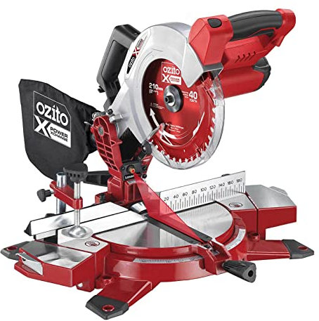 Ozito PXCMSS 18v Cordless Compound Mitre Saw 210mm No Batteries
