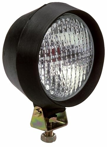 Ama Faro da Lavoro Alogeno Rotondo diametro 124 mm ad Ampio Raggio 55-70 W Senza Lampadina