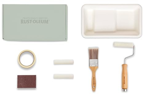 Rust-Oleum Ready to Roll - Eco Paint Kit (Small) - Bathroom Tile Satin Fresh Greens