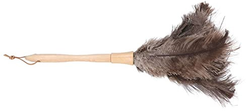 XHTLLO Plumero de Plumas, Pelo de Avestruz, Plumeros Ligeros y Suaves para Una Eliminación de Polvo Eficiente y Limpia, Reutilizable, Plumero Limpio Multiusos, para el Hogar, la Oficina, el Coche