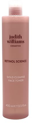 Judith Williams Retinol Science Gold Cleanse Face Toner 400ml Gesichtswasser mit 24-Karat-Gold