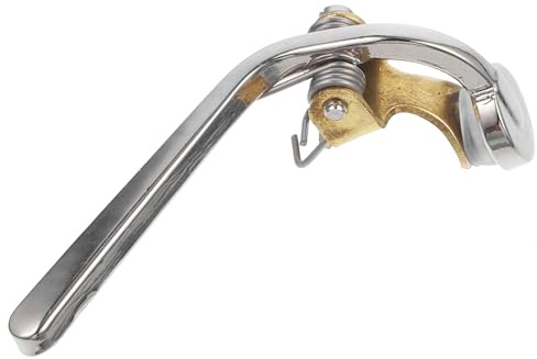Vaguelly Posaunenabflussklinkverschluss in Silber Leichtes Kork Nickelmaterial für French Horn Blechbläser Leicht Installierbares Ventilzubehör