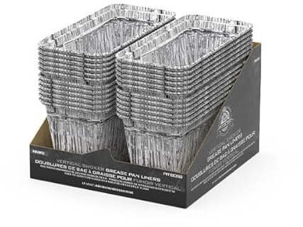 Pit Boss 40739 Lot de 6 inserts pour seau à graisse pour barbecue (pour faciliter le nettoyage du barbecue, accessoires de barbecue)