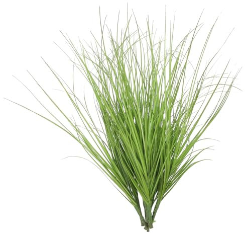 GRIRIW 8pcs Fake Reed Grass Simulation Plant with Pvc Material, Lifelike Design Enhances Aesthetic Appeal, for Room and Garden Decoration