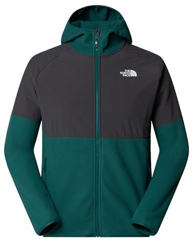 THE NORTH FACE Pile da Uomo Pesante con Cerniera Integrale Glacier Rosso Codice NF0A89JGDO3