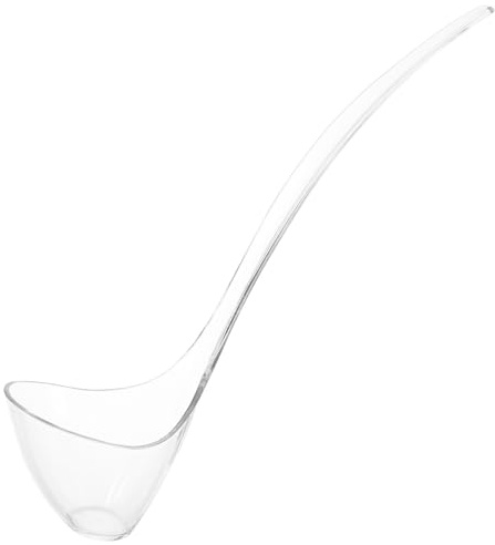 Hoement Mestolo Manico lungo Plastica Resistente Agli Urti da Zuppa Versatile e Sicuro per Servire Cibi in Cucina e Buffet