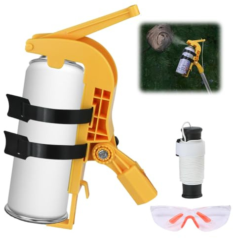 Rallonge de bombe de pulvérisation, adaptateur de barre de pulvérisation réglable, adaptateur pour spray anti-guêpes, spray d'abeille, extensions de bombe aérosol pour peinture en extérieur, nettoyage