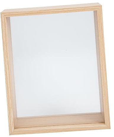 MAGICLULU Cornice per Fiori Secchi Fai da Te in Legno, Stile Semplice