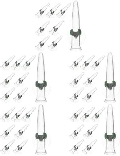 Toddmomy Tubo Nutriente para Flores con Ventosas para Arreglos Conservación Y Decoración para Rosales Crisantemos 8 Piezas X 5