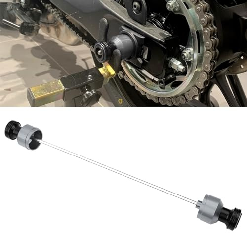Motorrad Zubehör Für MT07 MT-07 XSR 700 R7 FZ07 Hinterrad Achse Protector | MT07 2014-2026 2025 Motorrad Ständeraufnahme Bobbins Montageständer Spulen Motorradständer Schwingenadapter Hinten (Grau)