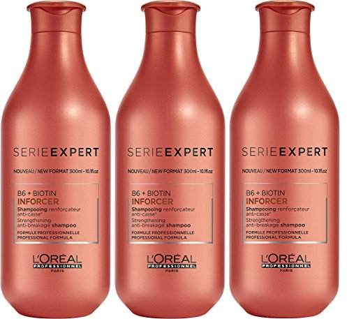 Loreal 3 er Pack Loreal Serie Expert Inforcer Shampoo 300 ml