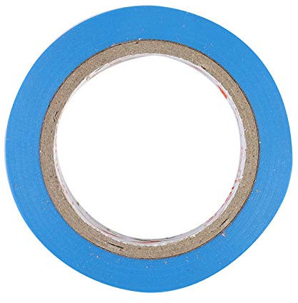 Cinta aislante eléctrica, PVC retardante de llama, impermeable y resistente al desgaste, 10 m-Azul-5pcs