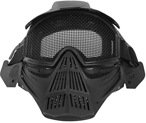 Koyheng Paintball Maske mit Schutzbrille Schutzmaske Taktische Full Face fur Airsoft Softair Halloween CS Partyspiel