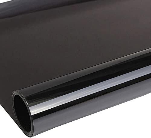 ETOPARS 50cmx3m 20% VLT Película de Tinte de Ventana de Coche Protector Solar para Ventana Coche Lámina Autoadhesiva Vinilos para Ventanas Negro