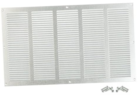 Acero Galvanizado 500x300 mm Rejilla de Ventilacion con Mosquitera, Metalica