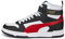 PUMA Unisex Rbd Game Sneaker, White High Risk Red Black Team Gold, 43 EU