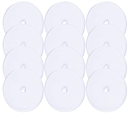 SEWACC 150 Piezas Accesorios De Joyería Discos De Plástico Para Pendientes Aretes De Vuelta Pendientes De Silicona Pendientes Transparentes Bebé Niño Oblea El Plastico Espalda Protectora