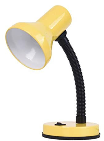 SXYSXYSXY Schreibtischlampe Kinder Retro Augenfreundliche Leselampe für E27 Modell LED Glühbirne Verstellbare mit Schalter Nachttischlampe Tischlampe für Kinder Arbeitszimmer Schlafzimmer,Gelb