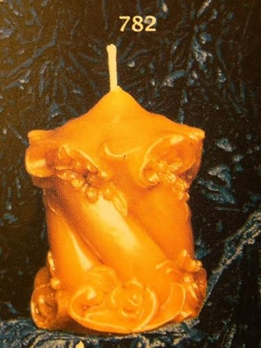 Kerzengießform Zierkerze 782 Silikon Bienenwachskerzen giessen herstellen Imker Bienenwachs